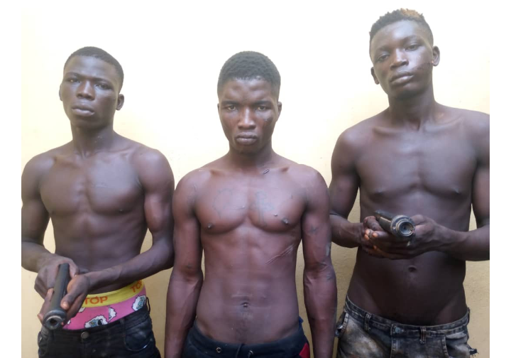 3 Armed Robbery Suspects Arrested In Ogun (Photo)