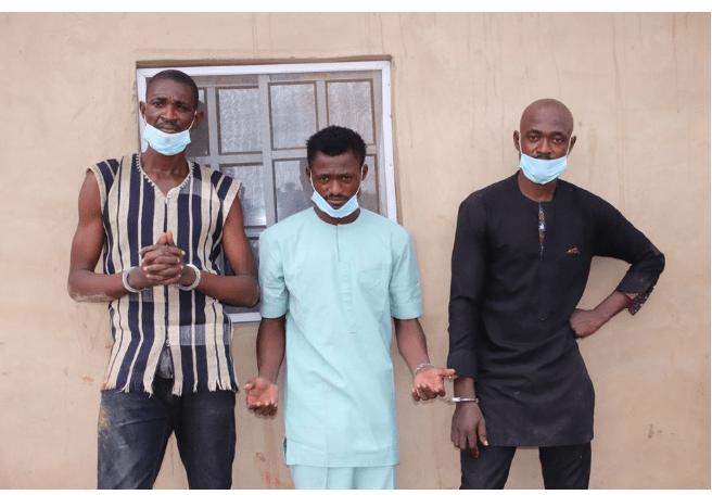 Three Brothers Arrested For Kidnapping And Murdering Mother Of Five In Abuja (Photo)