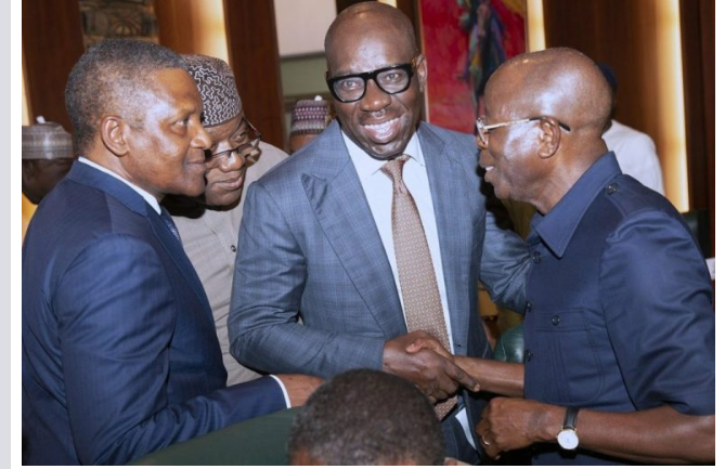 Oba Of Benin, Buhari, Dangote Couldn’t Reconcile Obaseki And Oshiomhole – Osunbor