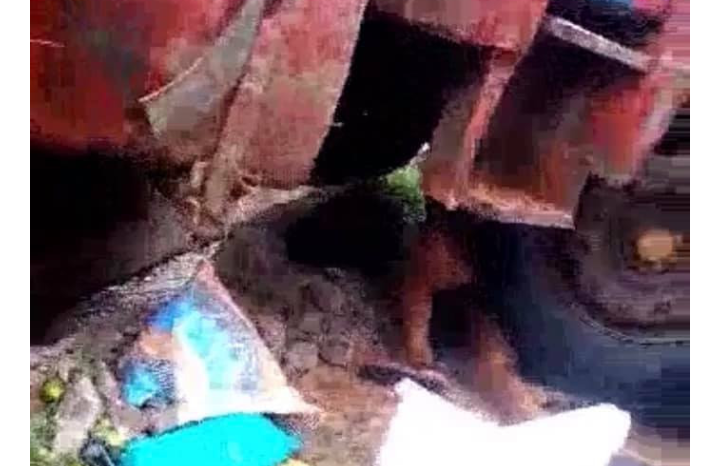 Daughter Escapes While Her Mother Is Crushed By Tipper Truck In Aba Accident