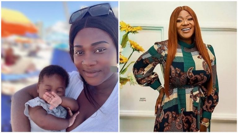 Mercy Johnson Shares Cute Photos With Baby Divine, Gives Advice