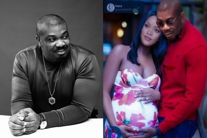 We Are Expecting A Child – See Hilarious Photo Of Don Jazzy And Heavily-Pregnant Rihanna