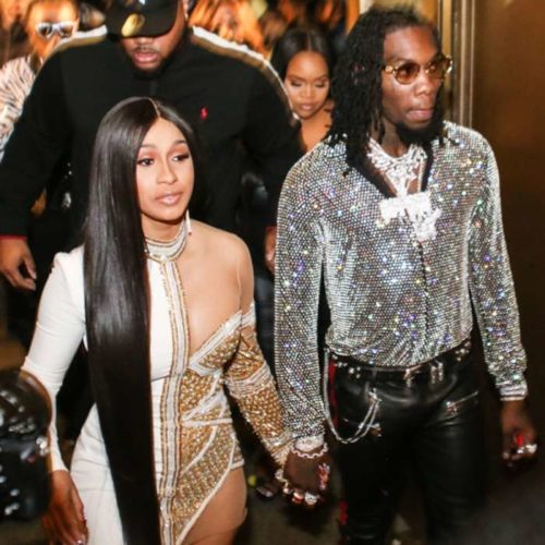 Cardi B kisses and twerks on Offset after he gifted her a Rolls Royce for her 28th birthday