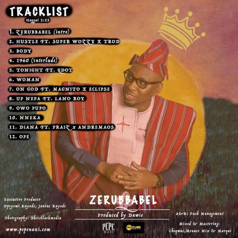Pepenazi – Zerubbabel Tracklist