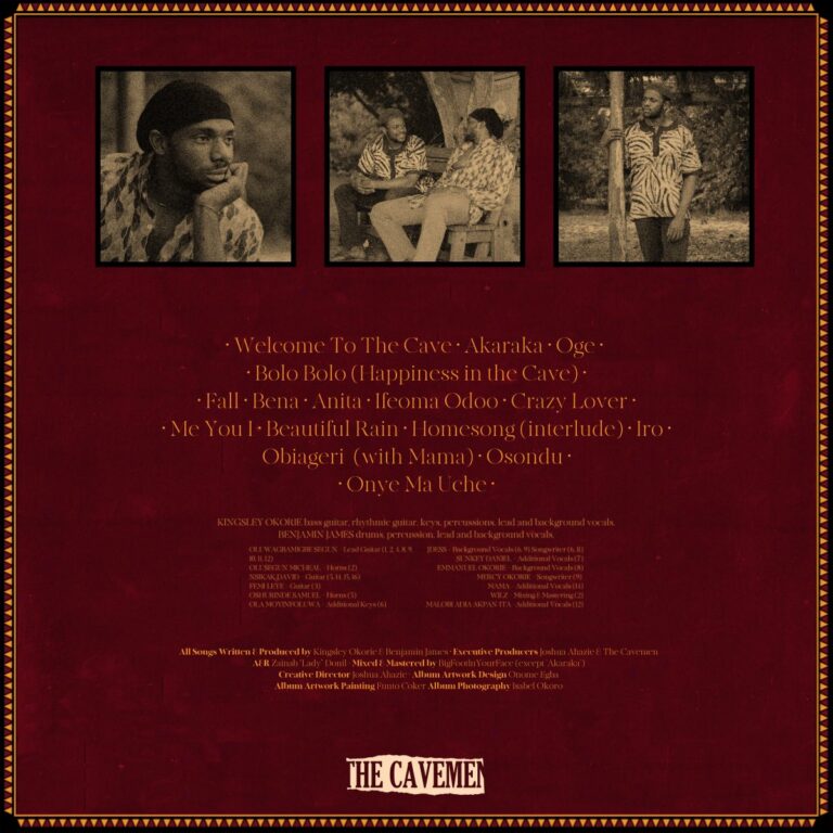The Caveman – ’Roots’ album tracklisting