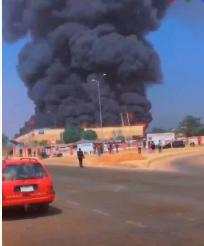 Fire Guts Next Cash And Carry Supermarket  In Abuja