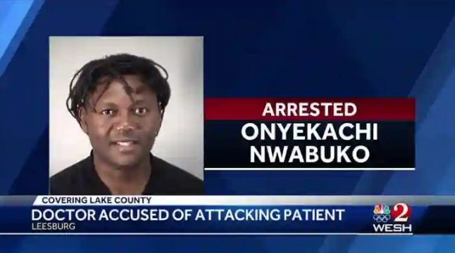 Dr. Onyekachi Nwabuko Arrested For Slapping Patient Repeatedly In US
