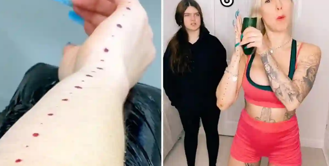 Tracy Kiss Gets Ruler Tattoo To Measure Manhood Sizes Before Sex (pic)
