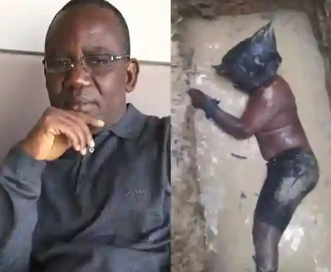 Kidnappers release disturbing video of abducted ex-Bayelsa state commissioner and Jonathan’s cousin, Mike Ogiasa crying for help inside a shallow grave