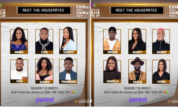 Meet the twelve housemates unveiled on #BBNaija reality show today