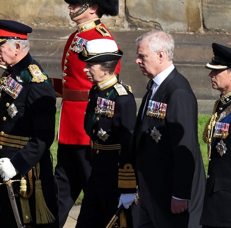 King Charles III, Princess Anne, Prince Edward and Prince Andrew Unite for Queen Elizabeth II’s Royal Procession
