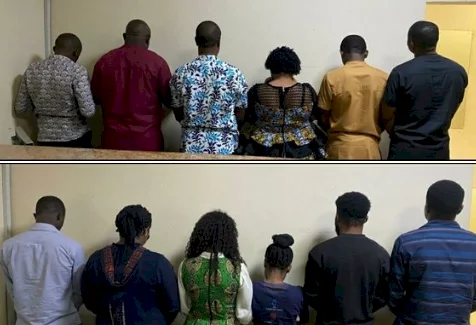 EFCC arrested 12 bankers in Enugu for allegedly stealing funds from some dormant accounts