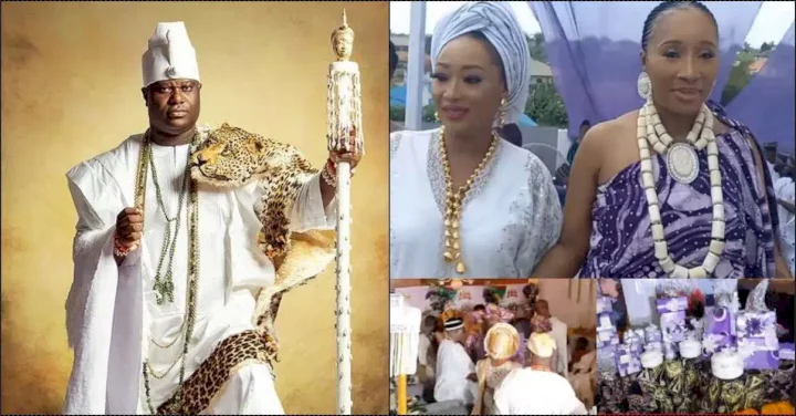 Ooni of Ife takes fifth wife, Olori Aderonke Ademiluyi (Video)