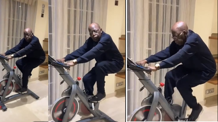 Tinubu debunks death rumours, shares workout video (Watch Video)