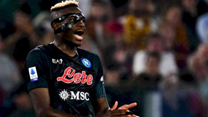 Red-hot Osimhen bags hat-trick in Napoli’s win against Sassuolo