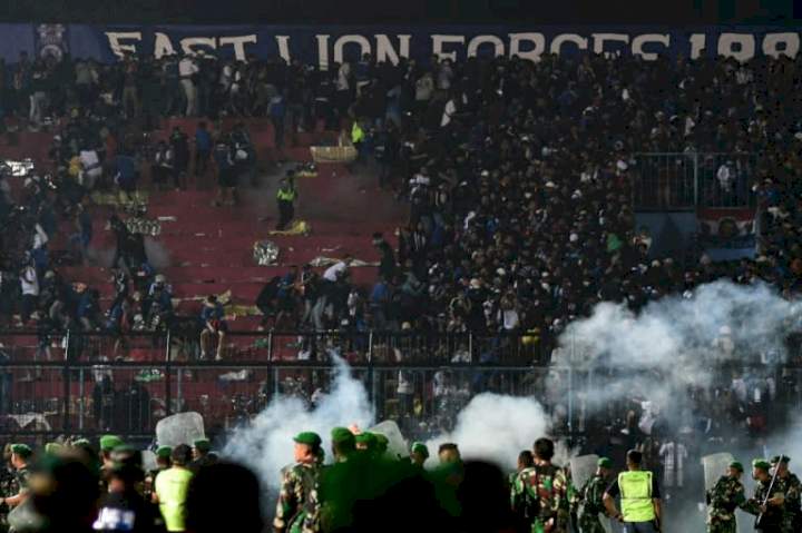 Man Utd, City, others react as 129 football fans die in Indonesia