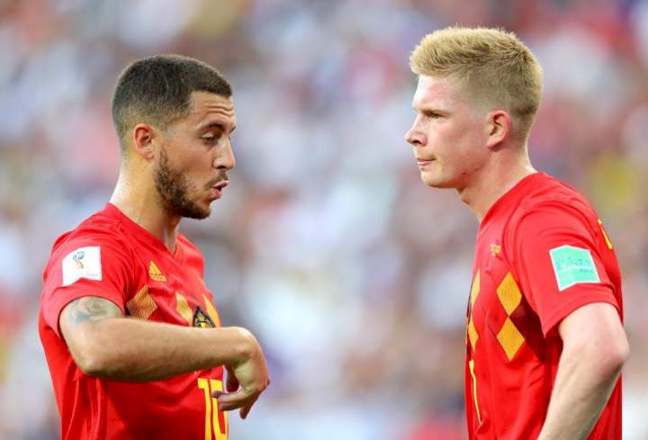 Qatar 2022: De Bruyne, Hazard clash in dressing room after shock Morocco defeat