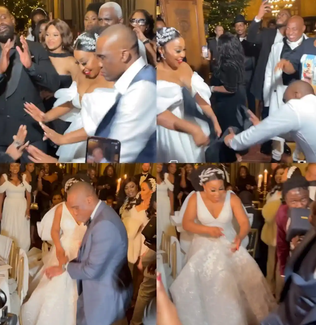 See More lovely videos from actress Rita Dominic and Fidelis Anosike’s white wedding