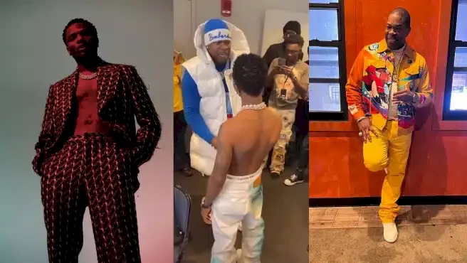Busta Rhymes shower accolades on Wizkid following show in New York (Video)