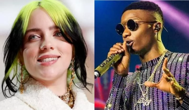 American singer, Billie Eilish reveals she’s obsessed with Wizkid’s song