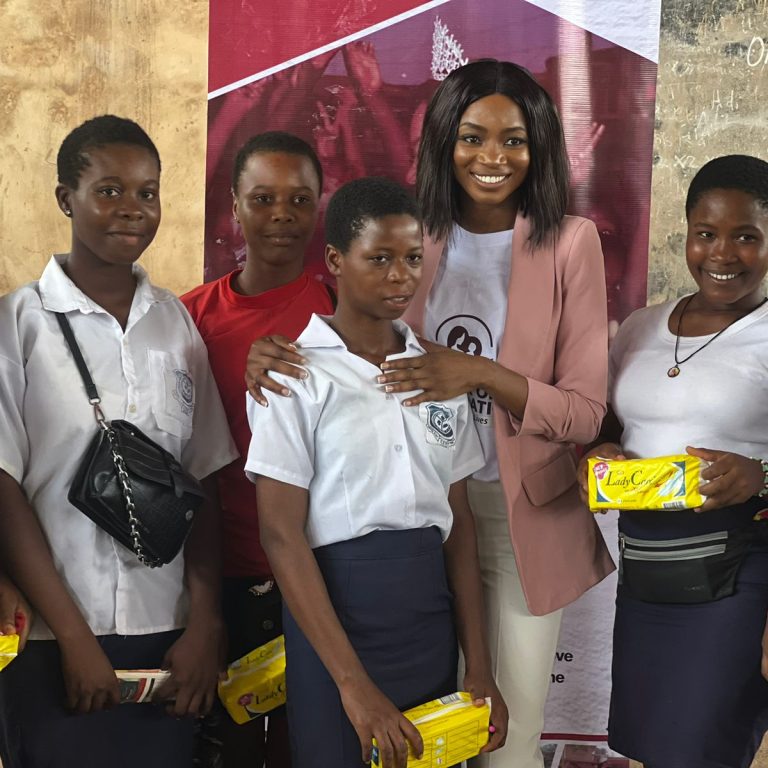 Jennifer Okorie Foundation launches menstrual hygiene project, donates pads to school in Imo state