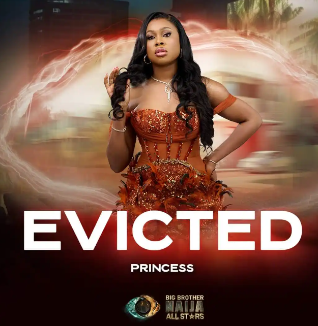 BBNaija All Stars: Princess Evicted From The Show