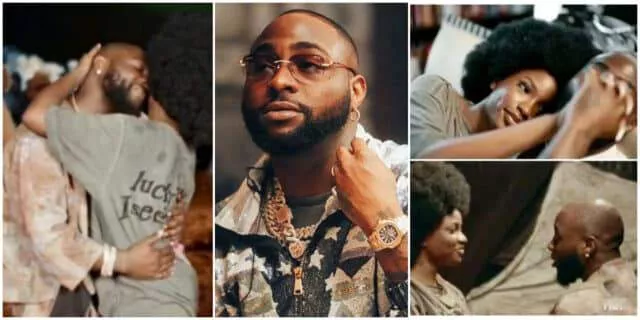 “Another babymama loading” – Davido trends after being cosy with pretty vixen in his new video