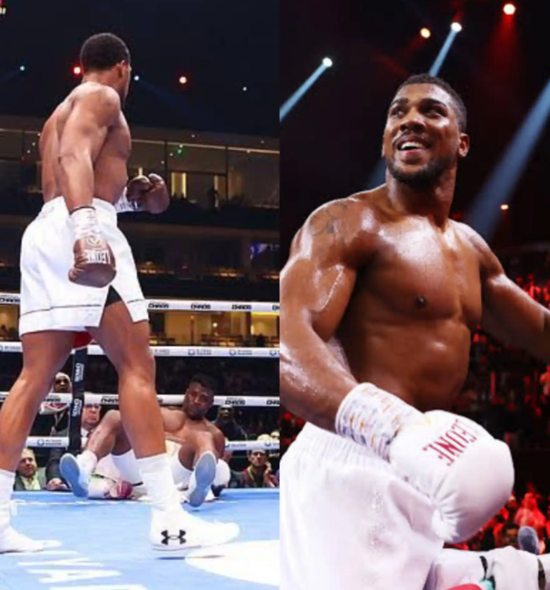 Anthony Joshua destroyed Francis Ngannou with brutal knock out in 2nd round (videos)