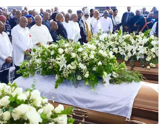 Tears as Herbert Wigwe, wife, son are buried in Rivers state