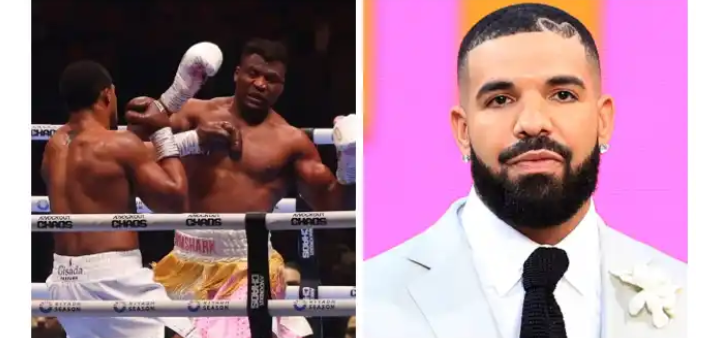 Drake Loses $615,000 Bet On Francis Ngannou Vs Anthony Joshua Bout